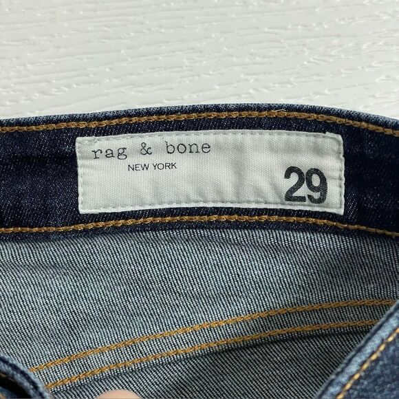 Rag & Bone Nina High-Rise Ankle Skinny Jeans in Kayt Wash Size 29‎ Denim - Picture 6 of 10